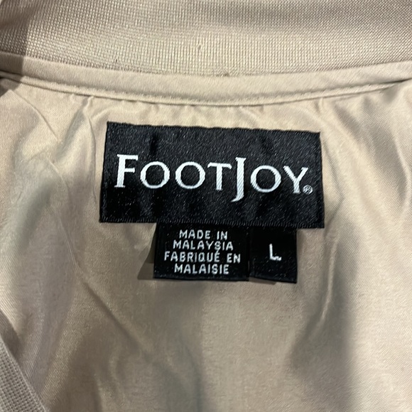 FootJoy tan windbreaker size large - Picture 4 of 8